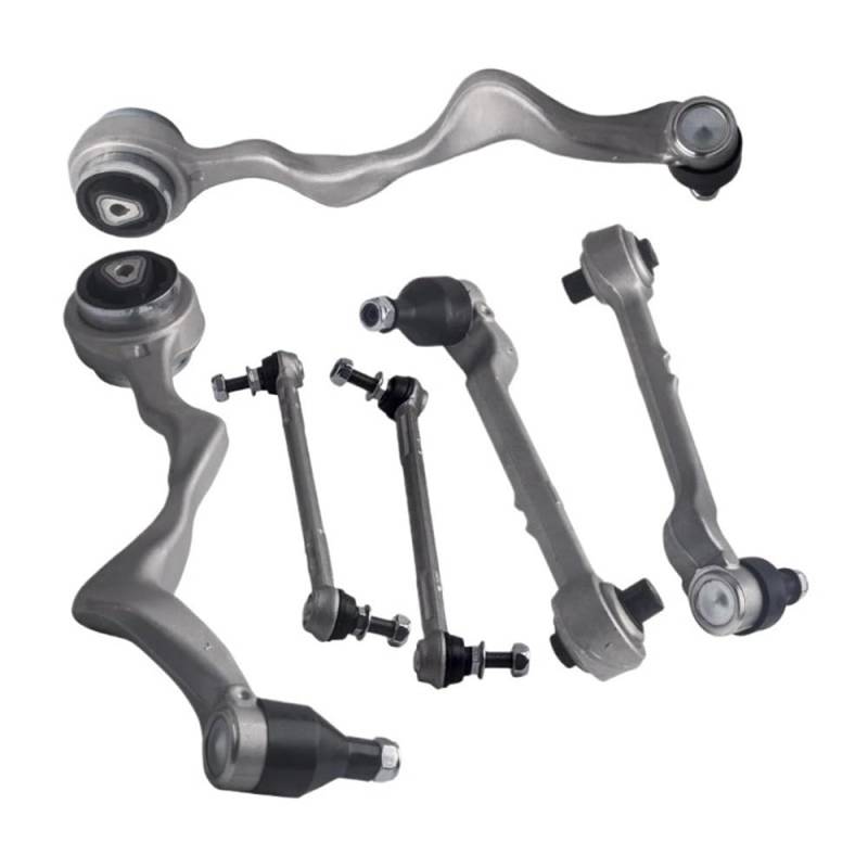 Querlenker-Kit for die Vorderradaufhängung, kompatibel mit BMW 3er-Reihe E90 E91 E92 E93, oberer und unterer Schwingarm, Ausgleichsstange, Kugelkopf, Spurstangen, Querlenker von OLCYBDFC