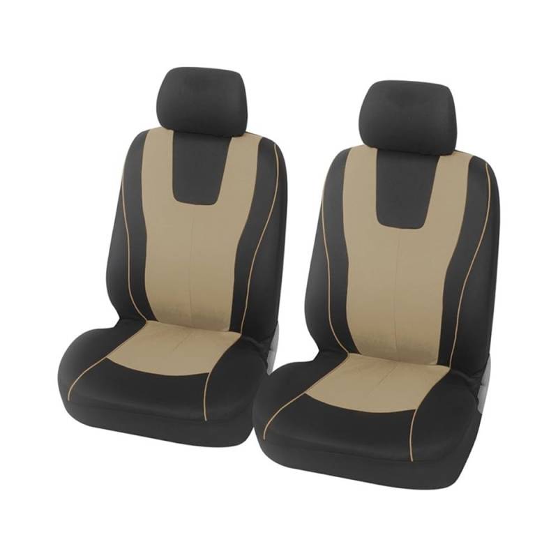 Auto-Schonbezüge Universal Universeller Kompletter Autositzbezug-Satz (Beige) von OLMAFD