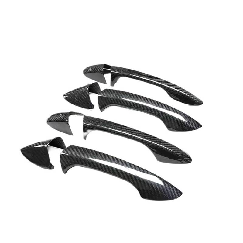 Autoaußentürgriffe Für Infiniti QX30 2017 2018 2019 Auto Carbon Faser Türgriff Abdeckung Rahmen Aufkleber Außen Trim von OLMAFD