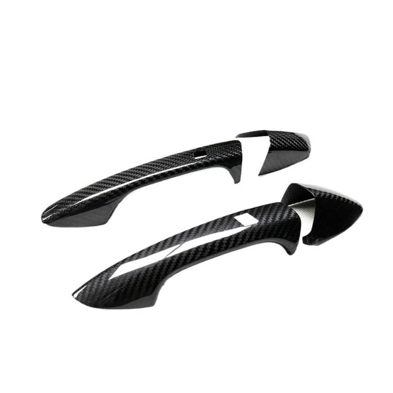 Autoaußentürgriffe Für Infiniti QX30 2017 2018 2019 Auto Carbon Faser Türgriff Abdeckung Rahmen Aufkleber Außen Trim von OLMAFD