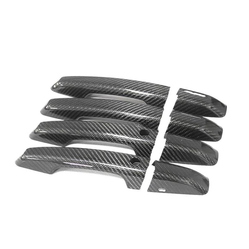 Autoaußentürgriffe Für Range Für Rover Sport L494 2013-2022 Carbon Faser Auto Türgriff Abdeckung Rahmen Aufkleber Außen Trim von OLMAFD