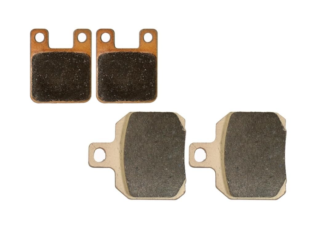 Metallbremsbeläge Bremsbeläge Set Für Straße SM125 SM 125 2005 Vorne Hinten(Color Yellow Whole Set) von OLMAFD
