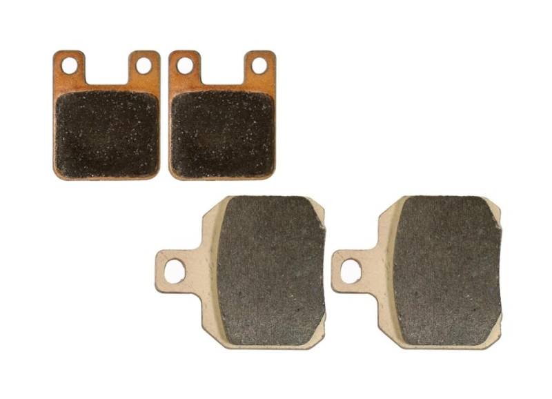 Metallbremsbeläge Bremsbeläge Set Für Straße SM125 SM 125 2005 Vorne Hinten(Color Yellow Whole Set) von OLMAFD