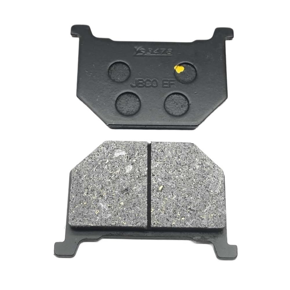 Metallbremsbeläge Für GSX400L GSX400S Twin GS450E GS450GA GS450L GS 450 S Verkleidung GS450T GS450TX Motorrad Hinten Bremsbacken Vorne Bremsbelag(Color Front Brake Pad) von OLMAFD