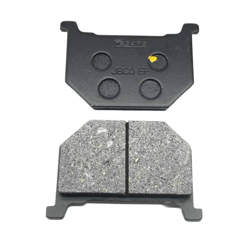 Metallbremsbeläge Für GSX400L GSX400S Twin GS450E GS450GA GS450L GS 450 S Verkleidung GS450T GS450TX Motorrad Hinten Bremsbacken Vorne Bremsbelag(Color Front Brake Pad) von OLMAFD