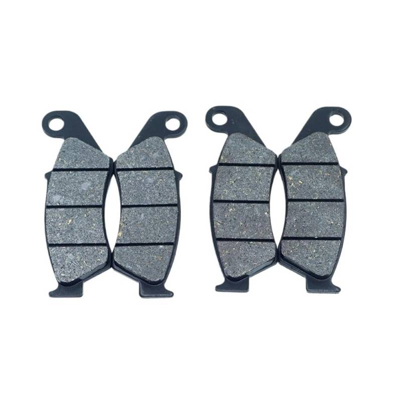 Metallbremsbeläge Für TRX450R 2004-2009 Für TRX450ER 2006-2014 ATV Vorne Hinten Bremsbeläge Set(Color 2xFront Brake Pads) von OLMAFD