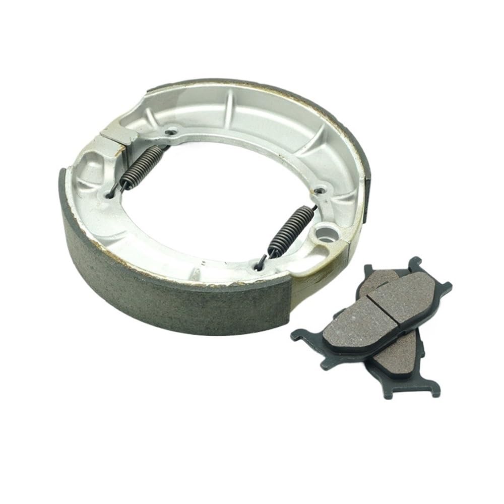 Metallbremsbeläge Für XVS650 Drag Star 1997-2004 Für Dragstar 1993-2007 Für Custom 2004-2019 Vorne Hinten Bremsbeläge Schuh Set Kit(Color Front and Rear) von OLMAFD