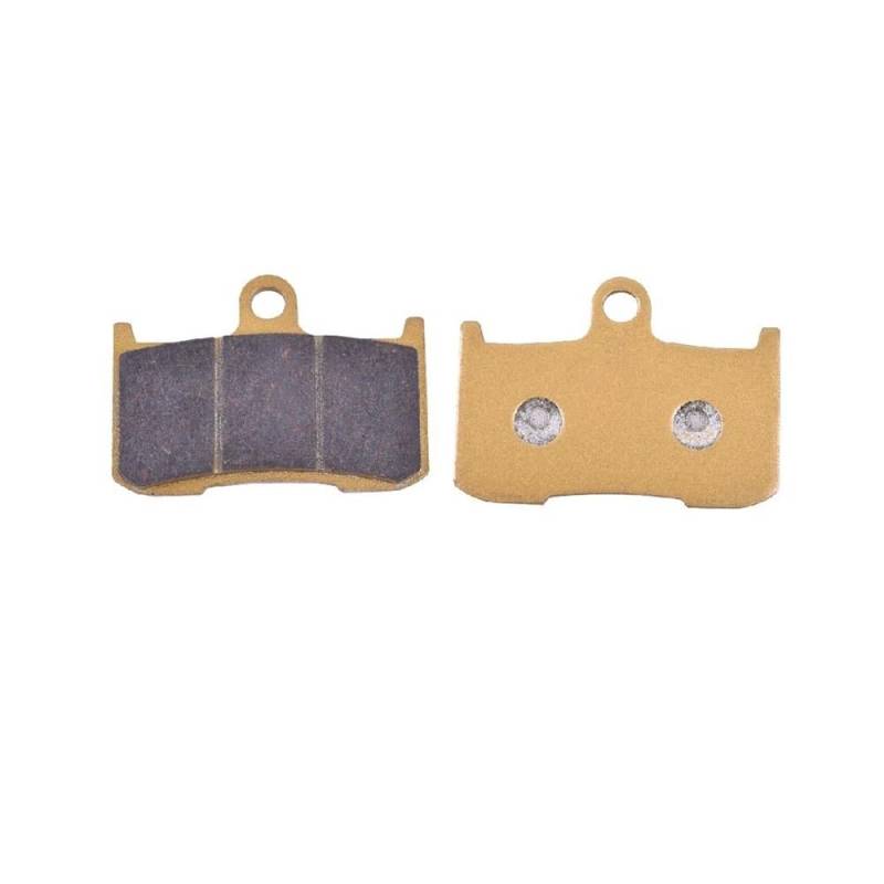 Metallbremsbeläge Kupferbasis-Bremsscheibe Gesintert Für 1050 Speed ​​für Triple 1050 Für Tiger Sport Motorradautozubehör Vorne Hinten Bremsbeläge(Color Ceramic Front) von OLMAFD