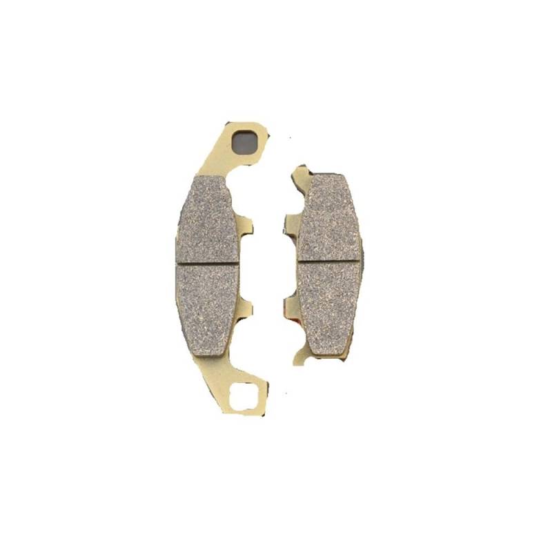 Metallbremsbeläge Motorrad Bremsbeläge Schuh Trommel Für ER-5 ER 500 1997-2000 Für GPZ 500 S EX 500 1987-1993(Color Front 1 pair) von OLMAFD