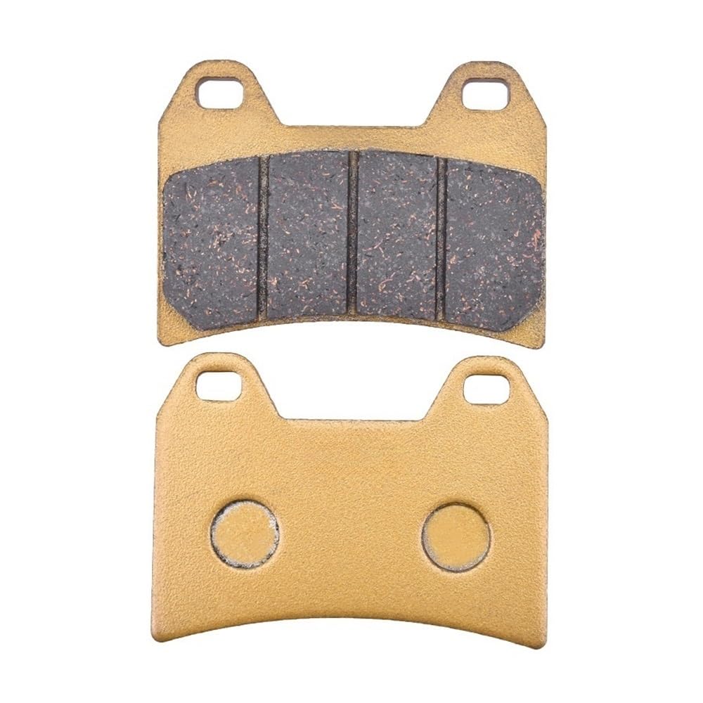 Metallbremsbeläge Motorrad Bremsbeläge Vorne Disc Für Mit Beiwagen 2011-2012 Für Wolf Solo/Ural T/Retro Mit Beiwagen Für FZ400(Color 1pairs) von OLMAFD