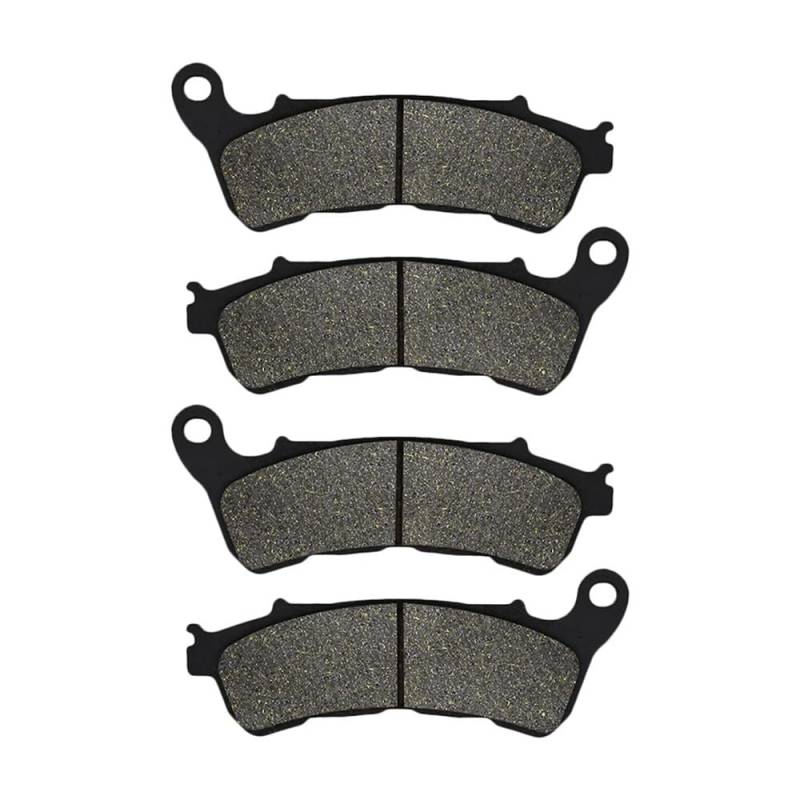 Metallbremsbeläge Motorrad-Bremsbeläge Vorne Oder Hinten Für NSA700 DN01 2008-2011 Für CTX1300 2014-2016 Für SWT 400 FJS400 2009-2016 Für SWT FJS 600 2011-2016(Color 2 Pairs Front) von OLMAFD