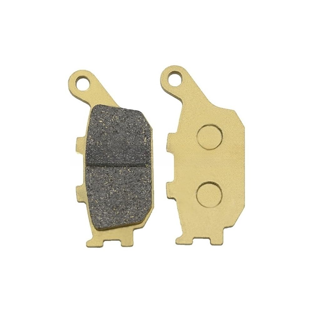 Metallbremsbeläge Motorrad-Bremsbeläge Vorne Und Hinten Für GSX-S750 2017-2021(Color Back 1 pair) von OLMAFD