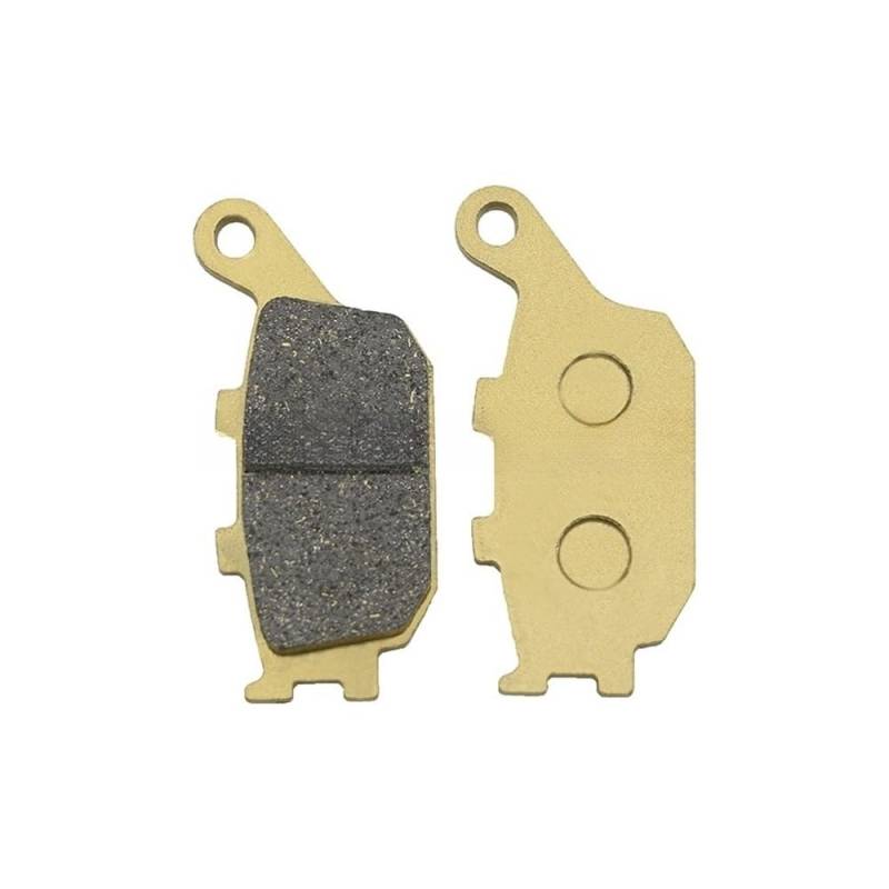 Metallbremsbeläge Motorrad-Bremsbeläge Vorne Und Hinten Für GSX-S750 2017-2021(Color Back 1 pair) von OLMAFD