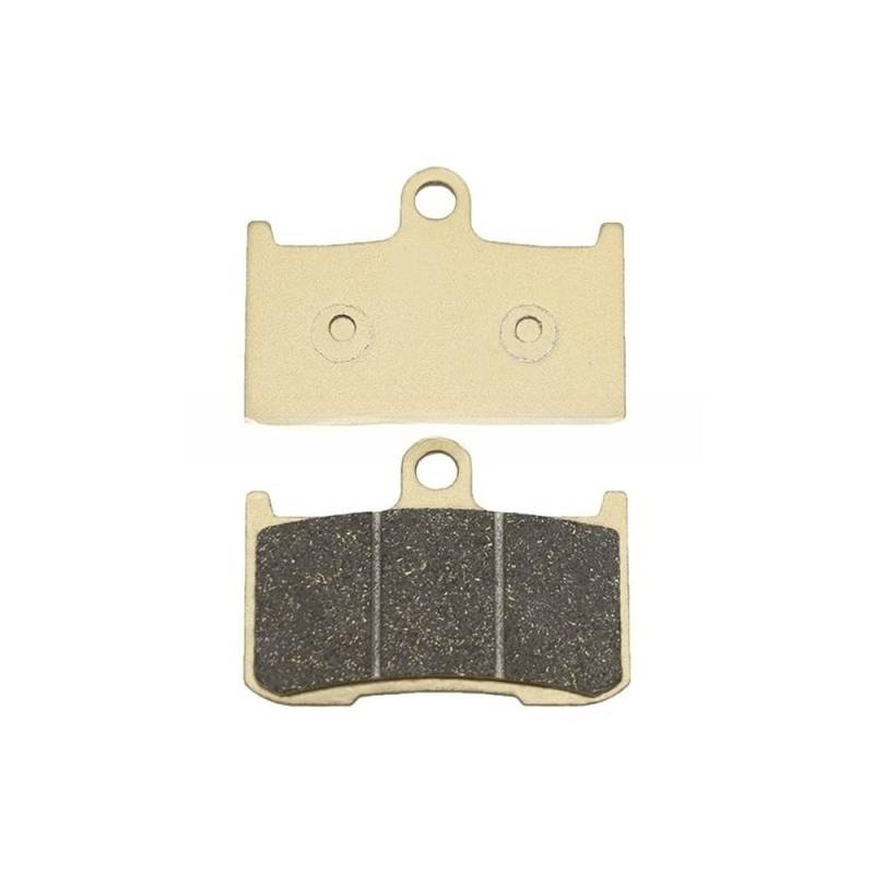 Metallbremsbeläge Motorrad-Bremsbeläge Vorne Und Hinten Für GSX-S750 2017-2021(Color First 1 pair) von OLMAFD