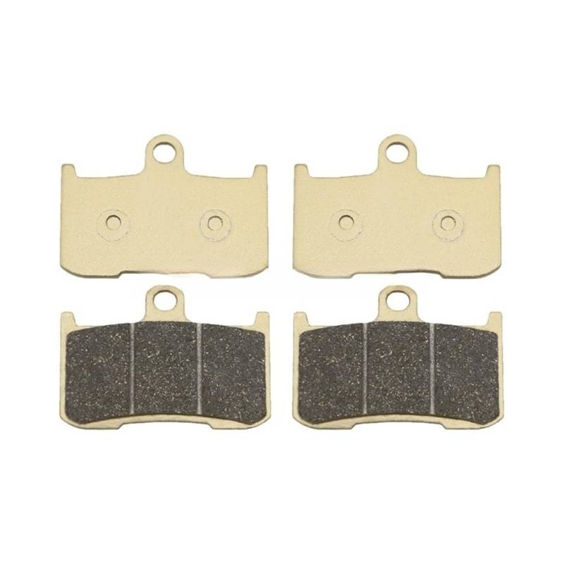 Metallbremsbeläge Motorrad-Bremsbeläge Vorne Und Hinten Für GSX-S750 2017-2021(Color First 2 pair) von OLMAFD