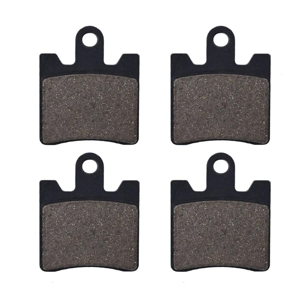 Metallbremsbeläge Motorrad Vorne Hinten Bremsbeläge Scheiben Für AN250S AN250SS AN250Z AN400S AN400SS AN400Z AN250 AN400 S Für Burgman Skywave(Color 2 Pairs Front) von OLMAFD