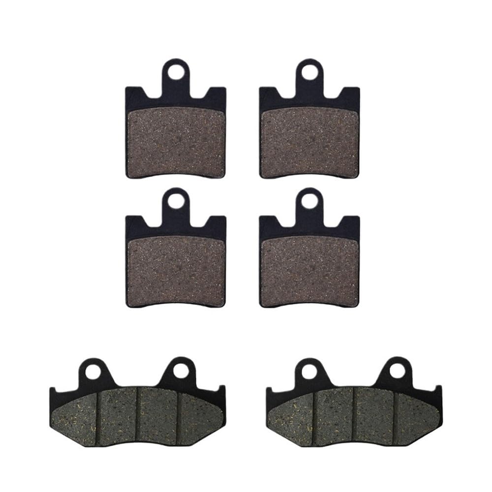 Metallbremsbeläge Motorrad Vorne Hinten Bremsbeläge Scheiben Für AN250S AN250SS AN250Z AN400S AN400SS AN400Z AN250 AN400 S Für Burgman Skywave(Color Front and Rear) von OLMAFD