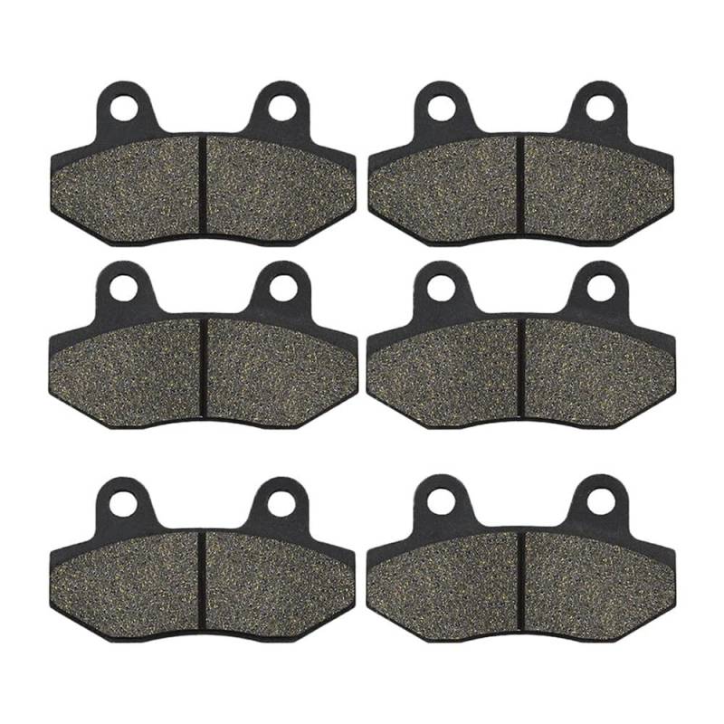 Metallbremsbeläge Motorrad Vorne Oder Hinten Bremsbeläge Für Comet GT125 GT250 Für Naked GT 125 250 GT 650 S GT650R Für GV 650 700(Color 3 Pairs) von OLMAFD