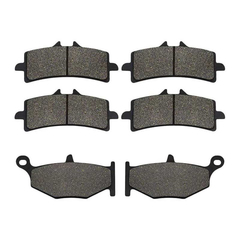 Metallbremsbeläge Motorrad Vorne Oder Hinten Bremsbeläge Für GSX1300 GSX 1300 Für Hayabusa GSX1300R GSX1300 R Bremssättel 2013-2020(Color Front and Rear) von OLMAFD
