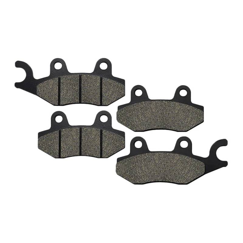 Metallbremsbeläge Motorrad Vorne Oder Hinten Bremsbeläge Für Skywave AN250 EINE 250 2007 2008 Für Burgman AN400 2007-2020(Color Front Set) von OLMAFD