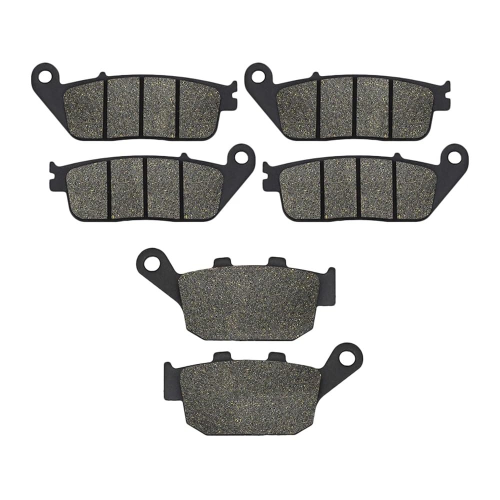 Metallbremsbeläge Motorrad Vorne Oder Hinten Bremsbeläge Für Street Triple 675 2007-2012 Für Tiger 800 XC XCA XCX XR XRT XRX 2011-2020 Für Trident 660 2021-2023(Color Front and Rear) von OLMAFD