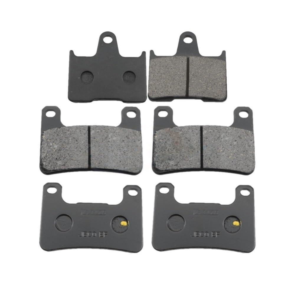 Metallbremsbeläge Motorrad Vorne Und Hinten Bremsbeläge Für GSXR600 GSXR750 GSXR1000 K4 K5 K6 2004-2006(Color 3 pair) von OLMAFD