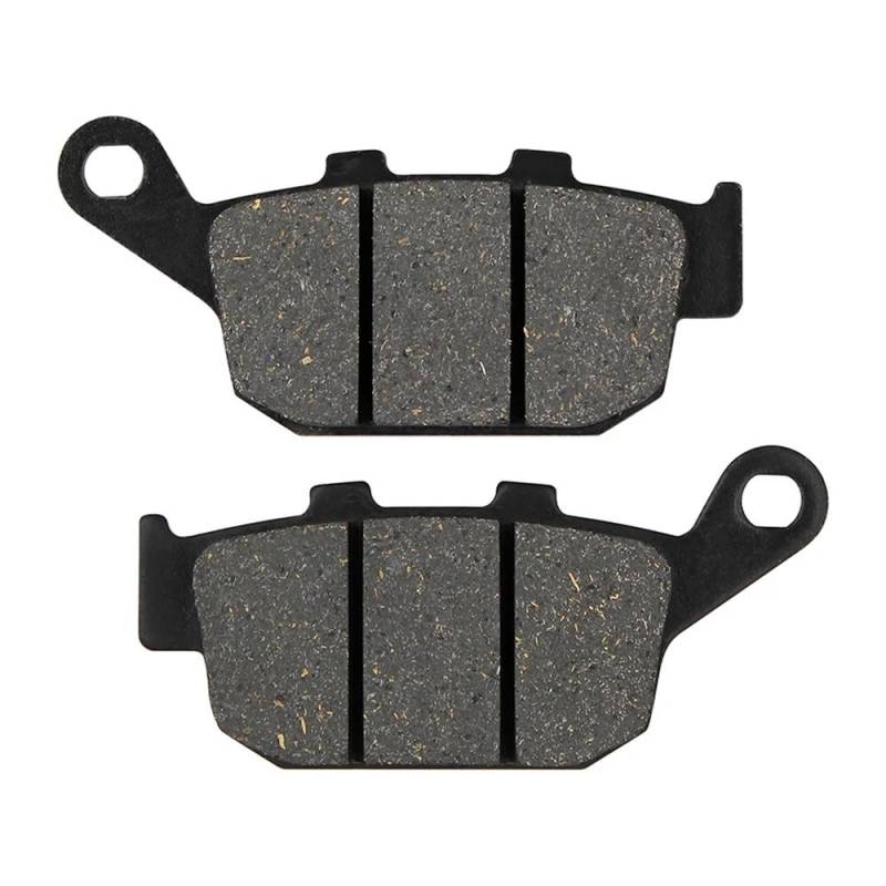 Metallbremsbeläge Motorrad Vorne Und Hinten Bremsbeläge Für NX650 NX500 NX 650 Für Dominator 1992-1996 XRV650 XRV Für Afrika Für Twin 650(Color Rear) von OLMAFD