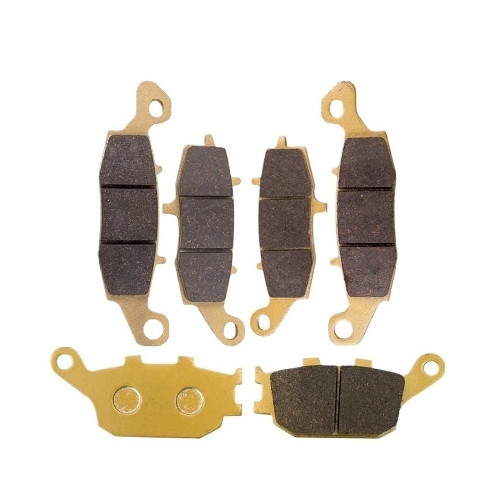 Metallbremsbeläge Motorrad Vorne Und Hinten Bremsbeläge Für SV 400 650 DL 650 1000 GSF 650 750 DL1000 K2-K9/L0 Für V-Strom 2002-2010(Color Front and Rear) von OLMAFD
