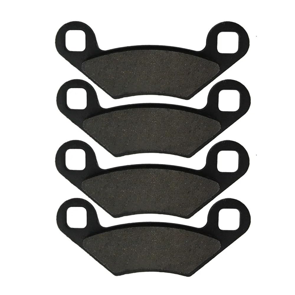 Metallbremsbeläge Motorrad Vorne Und Hinten Bremsbeläge Für Sportsman 800 X2 EFI 2007 2008 2009 Für 500 ATP HO 4x4 2004 2005(Color 2Pairs) von OLMAFD