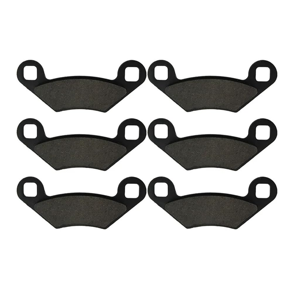 Metallbremsbeläge Motorrad Vorne Und Hinten Bremsbeläge Für Sportsman 800 X2 EFI 2007 2008 2009 Für 500 ATP HO 4x4 2004 2005(Color 3Pairs) von OLMAFD