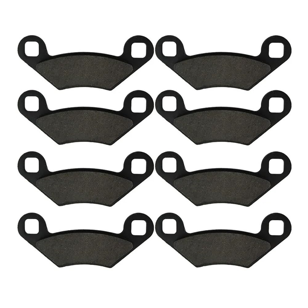 Metallbremsbeläge Motorrad Vorne Und Hinten Bremsbeläge Für Sportsman 800 X2 EFI 2007 2008 2009 Für 500 ATP HO 4x4 2004 2005(Color 4Pairs) von OLMAFD