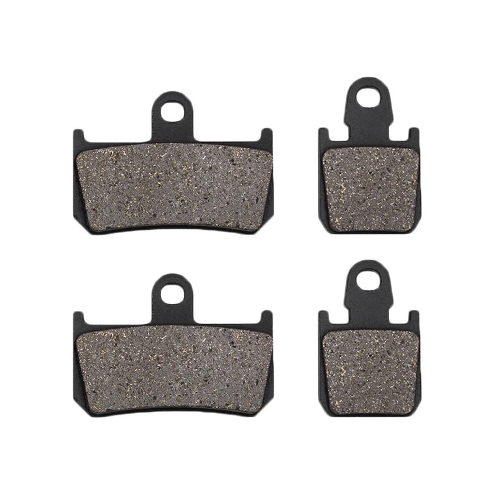 Metallbremsbeläge Motorrad Vorne Und Hinten Bremsbeläge Für YZFR1 YZF-R1 YZF R1 2007 2008 2009 2010 2011 2012 2013 2014 Bremsscheiben STRAßE(Color 2 pairs Front) von OLMAFD