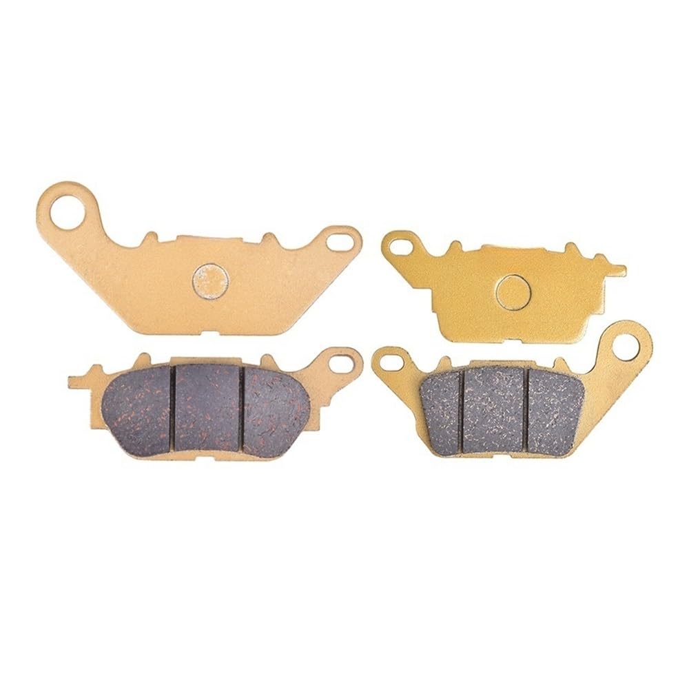 Metallbremsbeläge Motorrad Vorne Und Hinten Bremsbeläge Set Für N-MAX 155 NMAX GPD 150-A 2015-2021 Für GPD150 N-Max 150 2015-2017(Color Front and Rear) von OLMAFD