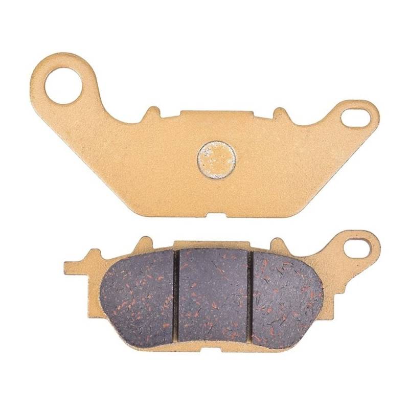 Metallbremsbeläge Motorrad Vorne Und Hinten Bremsbeläge Set Für N-MAX 155 NMAX GPD 150-A 2015-2021 Für GPD150 N-Max 150 2015-2017(Color Rear only) von OLMAFD