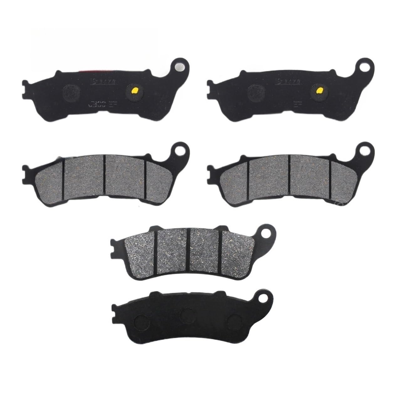 Metallbremsbeläge Motorrad Vorne Und Hinten Bremsbeläge Zubehör Für XL1000 V7 V8/V9 AVB Für Varadero Nicht ABS 2007-2011(Color 1 Set Front and Rear) von OLMAFD