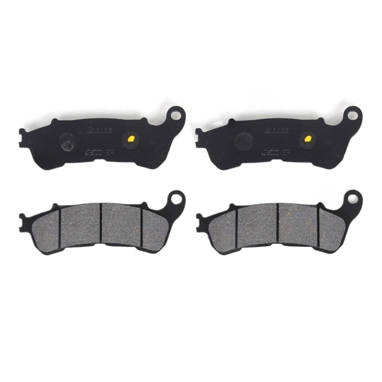 Metallbremsbeläge Motorrad Vorne Und Hinten Bremsbeläge Zubehör Für XL1000 V7 V8/V9 AVB Für Varadero Nicht ABS 2007-2011(Color 2 Pair Front) von OLMAFD