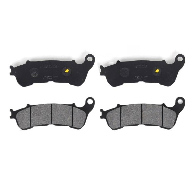 Metallbremsbeläge Motorrad Vorne Und Hinten Bremsbeläge Zubehör Für XL1000 V7 V8/V9 AVB Für Varadero Nicht ABS 2007-2011(Color 2 Pair Front) von OLMAFD