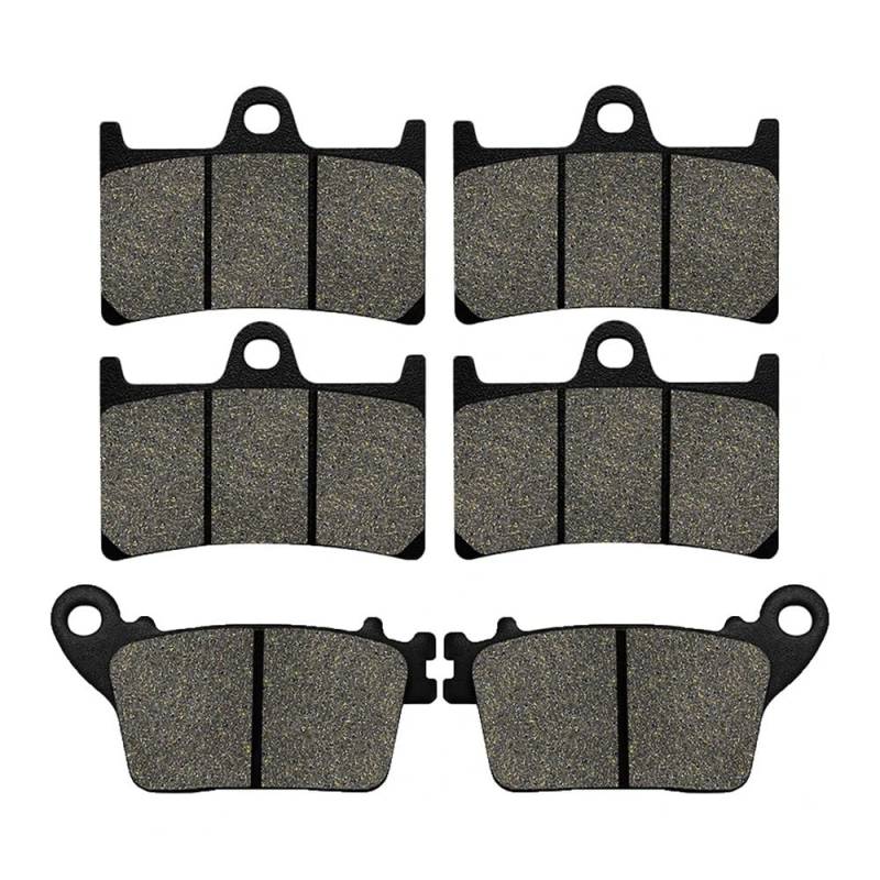 Metallbremsbeläge Motorradteile Vorne Oder Hinten Bremsbeläge Für YZFR1 2015-2021 Für YZFR6 2017-2021(Color Front and Rear) von OLMAFD