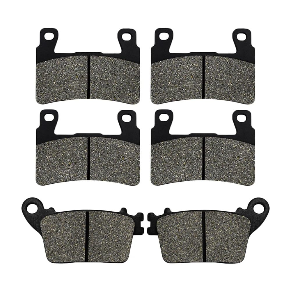 Metallbremsbeläge Motorradzubehör Vorne Oder Hinten Bremsbeläge Für ZX6R ZX636 Für Ni&nja 636 ZX 6R KRT Edition 2013-2022(Color Front and Rear) von OLMAFD