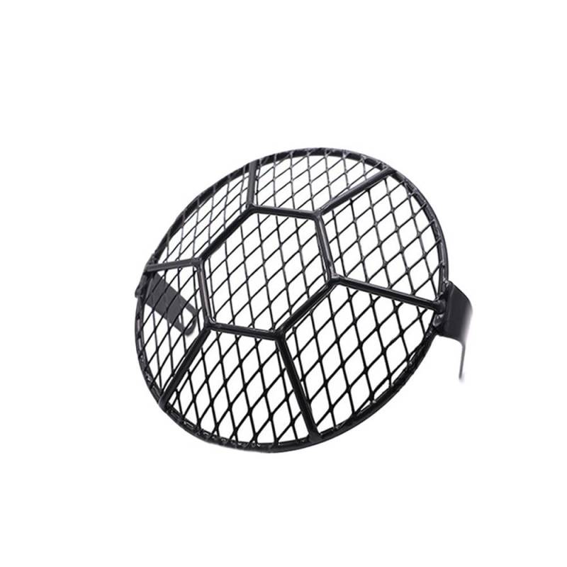 Motorrad Scheinwerferschutz Schutzhülle Universal Für Scheinwerfer Mesh Grille Lampenschirm Retro Motorrad Scheinwerfer Schutz Abdeckung von OLMAFD