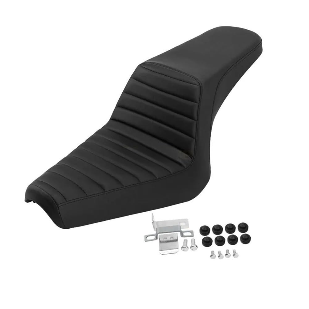 OLMAFD Kissen Sitzbankbezug Motorrad Two Up Fahrer Vorne Hinten Beifahrer Sitzbezüge Kissen Pad Für Für Bolzen 950 XV950 XVS 950 R/C Für SPEC 2013-2019 von OLMAFD