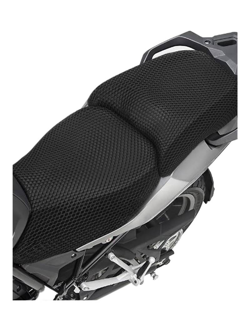 OLMAFD Kissen Sitzbankbezug Motorradzubehör Anti-Rutsch-Mesh-Stoff-Sitzbezug Atmungsaktives Kissen Für TRK502X TRK 502 X TRK 502X von OLMAFD
