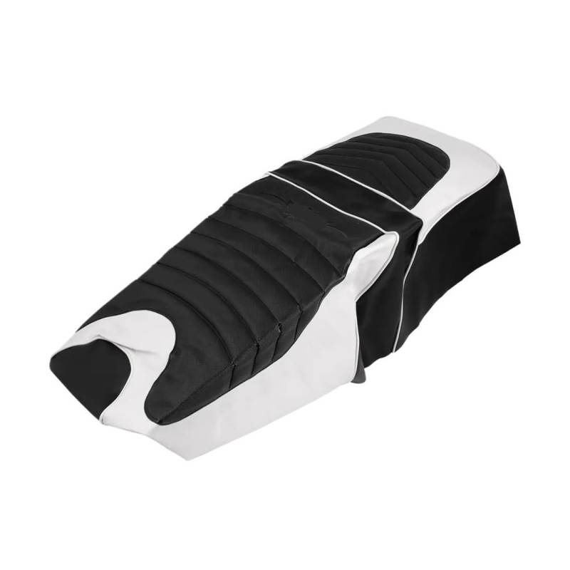 OLMAFD Kissen Sitzbankbezug Uxcell Motorrad-Sitz-Sattelbezug Für ZY125T-5, Schwarz, Rot, Wasserdicht, Regenschutz, Motorrad-Sitzbezug von OLMAFD
