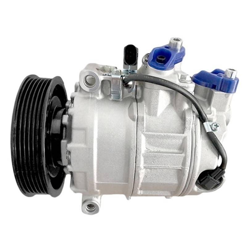 OLQYBD AC-Kompressor kompatibel for Audi A6 2.4 2.0 3.0 3.2 2004-2011 AC-Kompressor OEM 4F0260805AB 4F0260805AF 4F0260805H 4F0260805R 4F0260805I 4f0260805q 6SEU14C AC-Kompressor mit Kupplung von OLQYBD