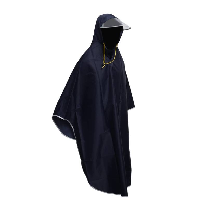 OLSDXAWQ， Regen Regen Cape Damen Mantel Poncho Leichte Damen Jacke Regenmantel Poncho Radfahren Regenmantel Fahrradjacken for Damen(Black,M) von OLSDXAWQ