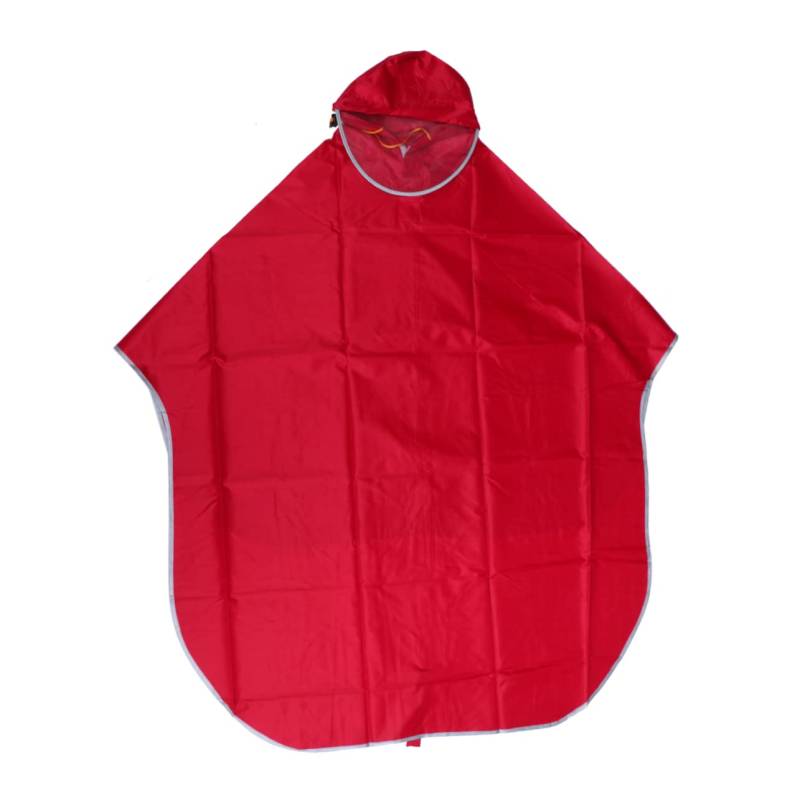 OLSDXAWQ， Regen Regen Cape Damen Mantel Poncho Leichte Damen Jacke Regenmantel Poncho Radfahren Regenmantel Fahrradjacken for Damen(Red,3XL) von OLSDXAWQ