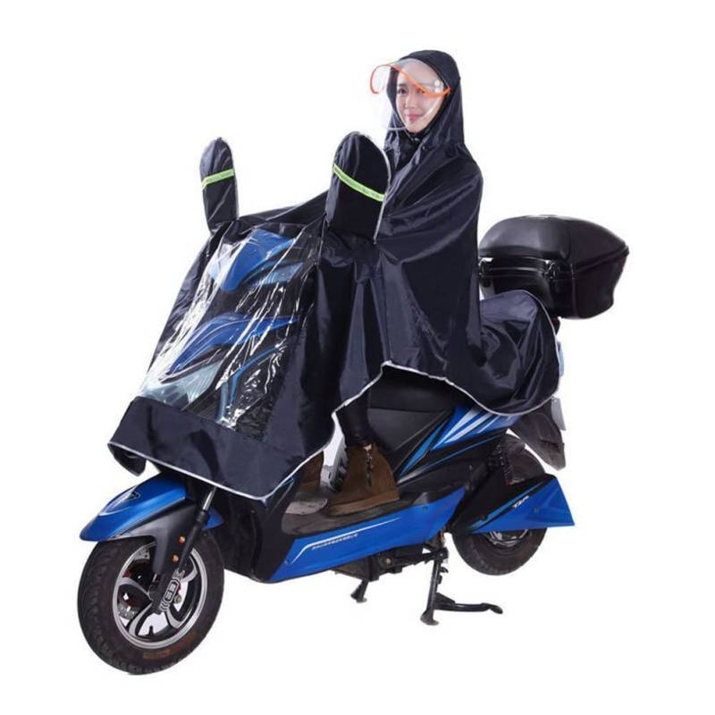 OLSDXAWQ， Regenmantel Multifunctoutdoors Fahrrad/Ebike/Motorrad/Roller Regenponcho Hoodie Regenmantel Cape(Blu) von OLSDXAWQ