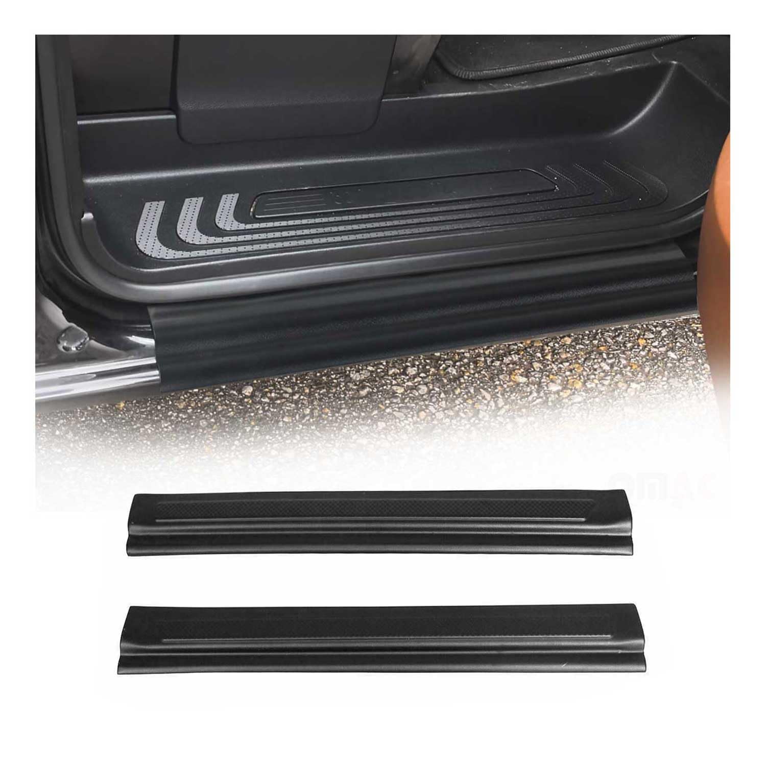 OMAC Einstiegsleisten Türschweller kompatibel mit Mercedes Vito W639 2003-2014 Gummi Schwarz 2X OMAC Einstiegsleisten Türschweller kompatibel mit Mercedes Vito W639 2003-2014 Gummi Schwarz 2X von OMAC