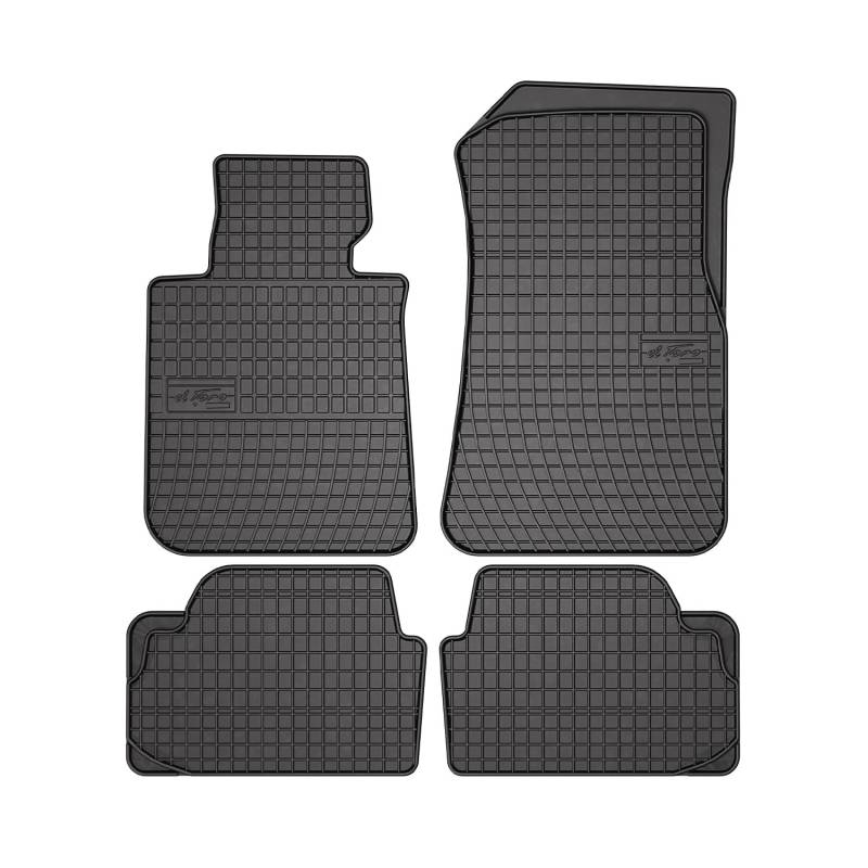 Fußmatten Automatten kompatibel mit BMW X1 E84 2009-2015 OMAC Antirutsch Gummimatten 3D Schwarz von OMAC