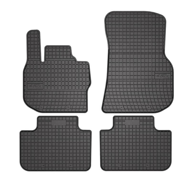 Fußmatten Automatten kompatibel mit BMW X4 G02 2018-2023 OMAC Antirutsch Gummimatten 3D Schwarz von OMAC